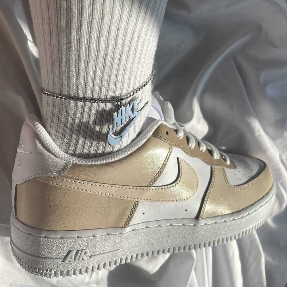Nike Air Force 1 Neutral Nude Custom - Picture 8 of 10